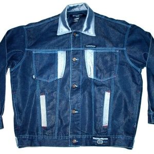 Brooklyn Express Mens Denim‎ Jacket Coat Size Large